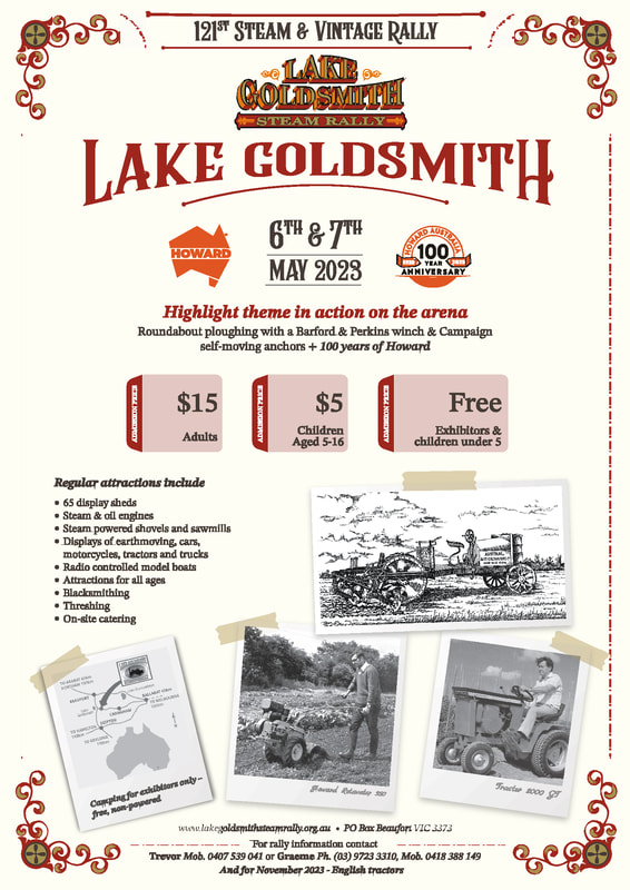 117th Lake Goldsmith Steam Rally Flyer